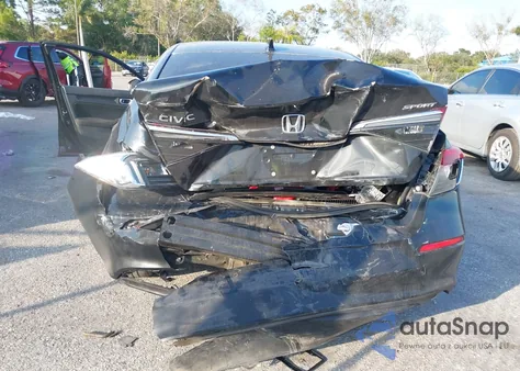 2022 Honda Civic Sport z USA, uszkodzony, nr VIN 2HGFE2F54NH560781